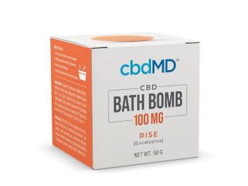 cbdMD Bath Bomb 100 mg Rise-Eucalyptus 1 ks