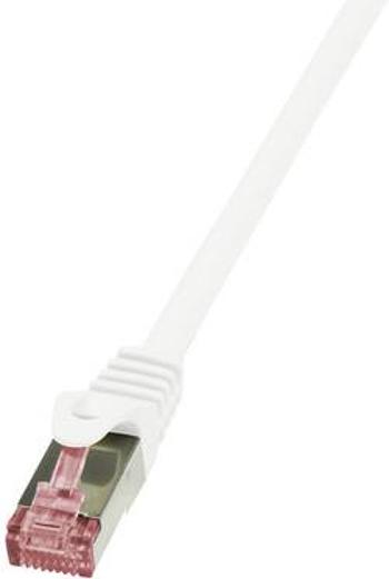 Síťový kabel RJ45 LogiLink CQ2141S, CAT 6, S/FTP, 50.00 m, bílá