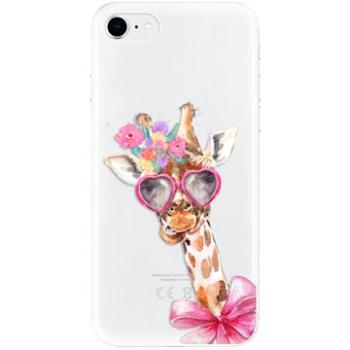 iSaprio Lady Giraffe pro iPhone SE 2020 (ladgir-TPU2_iSE2020)