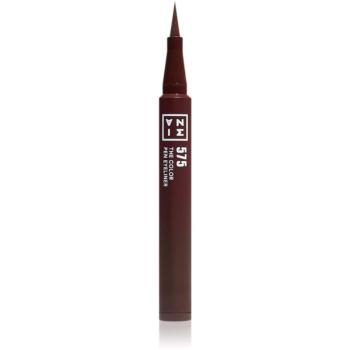 3INA The Color Pen Eyeliner Mini oční linky ve fixu odstín 575 - Brown 0,6 ml