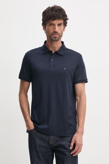 Bavlněné polo tričko Tommy Hilfiger tmavomodrá barva