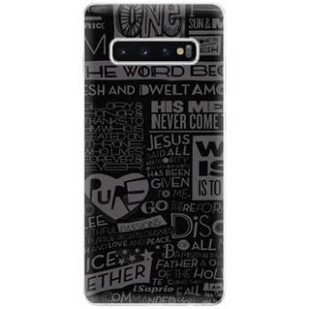 iSaprio Text 01 pro Samsung Galaxy S10+ (text01-TPU-gS10p)
