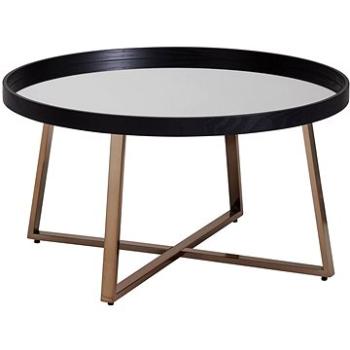 Brüxxi Konferenční stolek Jerry, 78 cm, černá / zlatá (SP1000955)