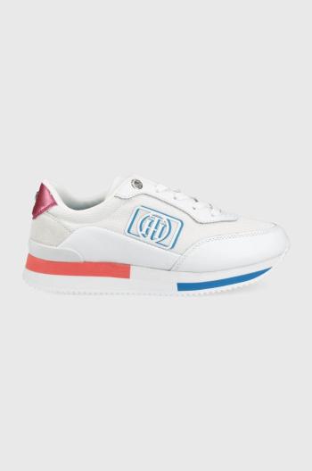 Sneakers boty Tommy Hilfiger bílá barva