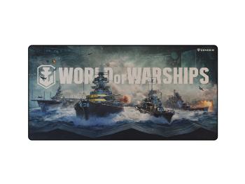 Herní podložka pod myš Genesis CARBON 500 WORLD of WARSHIPS ARMADA, MAXI 90x45cm