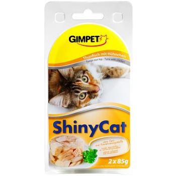 GimCat Shiny Cat tuňák krevety maltóza 2 × 70 g (4002064413556)