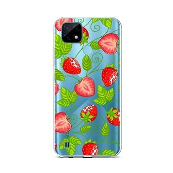 TopQ Realme C21 silikon Strawberries 66838 (Sun-66838)