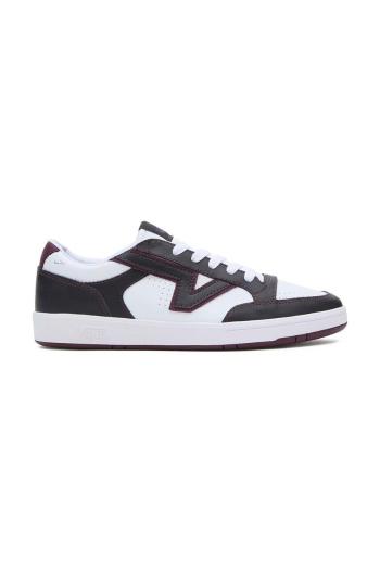 Kožené sneakers boty Vans Lowland CC bílá barva, VN000BWBBM81