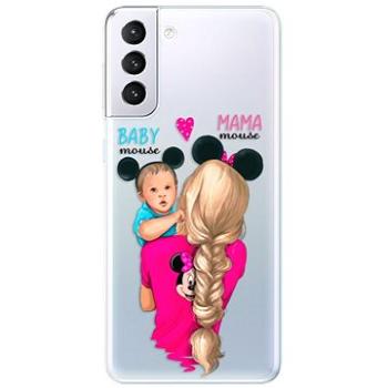 iSaprio Mama Mouse Blonde and Boy pro Samsung Galaxy S21+ (mmbloboy-TPU3-S21p)