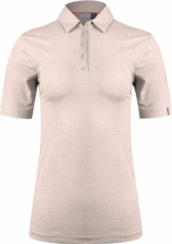 Kjus Womens Ally Cooling SS Blush Pink Melange 34 Polo košile