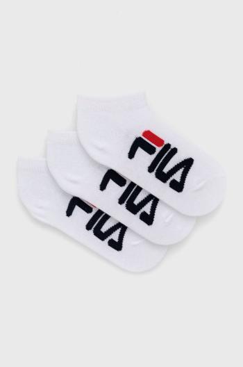 Dětské ponožky Fila (3-pack) bílá barva