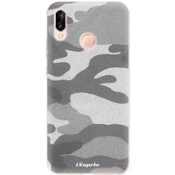 iSaprio Gray Camuflage 02 pro Huawei P20 Lite (graycam02-TPU2-P20lite)