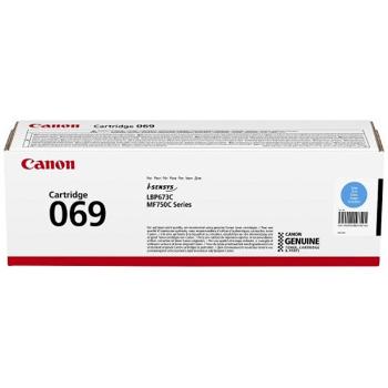 CANON 069 C - originální toner, azurový, 2100 stran