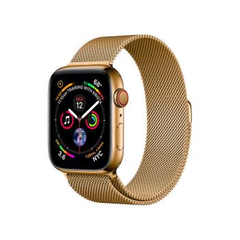 COTECi ocelový magnetický řemínek pro Apple Watch 38 / 40mm zlatý