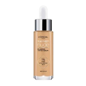 L'Oréal Paris True Match Nude Plumping Tinted Serum 30 ml make-up W 4-5 Medium na všechny typy pleti; na rozjasnění pleti; na dehydratovanou pleť