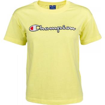 Champion CREWNECK T-SHIRT Dámské tričko, žlutá, velikost S