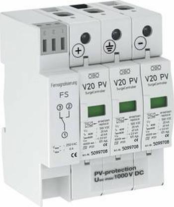 Svodič přepětí OBO Bettermann V20-C 3PHFS-1000 5094574, 20 kA