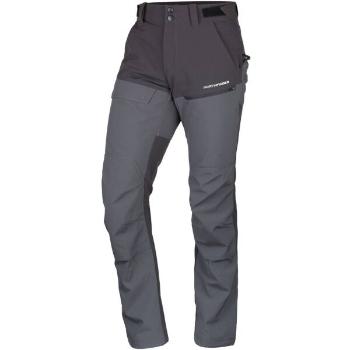 Northfinder WESLEY Pánské hybridní kalhoty, tmavě šedá, velikost XL