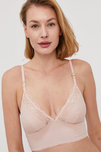 Podprsenka Stella McCartney Lingerie růžová barva, krajková, hladká