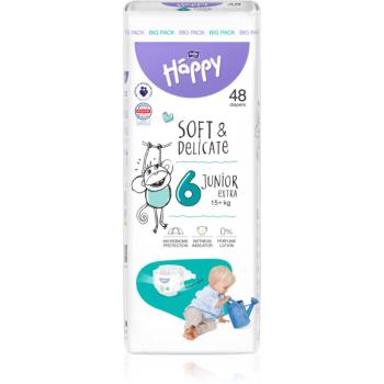 BELLA Baby Happy Soft&Delicate Size 6 Junior Extra jednorázové pleny 15+ kg 48 ks