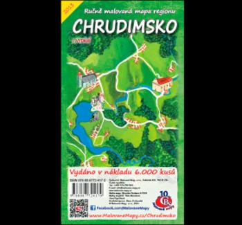 Chrudimsko - Ručně malovaná mapa