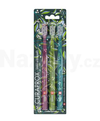 Curaprox CS 5460 Ultrasoft Winter Mistletoe zubní kartáček 3 ks