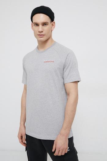 Bavlněné tričko adidas Originals HF4925 šedá barva, s potiskem