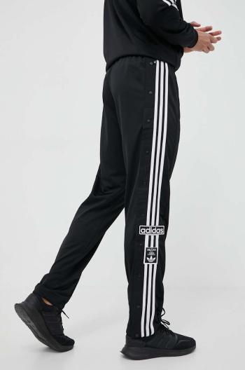 Tepláky adidas Originals ADIBREAK černá barva, s aplikací, HN6098-BLACK