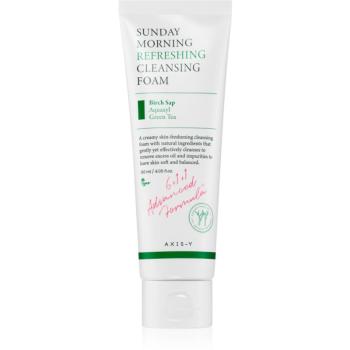 AXIS-Y 6+1+1 Advanced Formula Sunday Morning Refreshing Cleansing Foam hloubkově čisticí krémová pěna pro citlivou pleť 120 ml