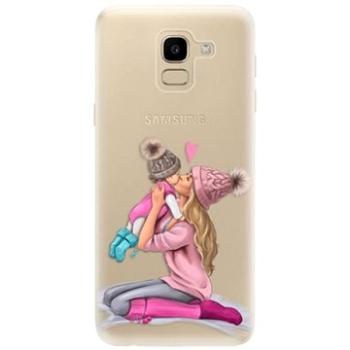 iSaprio Kissing Mom - Blond and Girl pro Samsung Galaxy J6 (kmblogirl-TPU2-GalJ6)