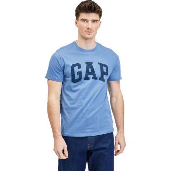 GAP V-BASIC LOGO T Pánské tričko, světle modrá, velikost S