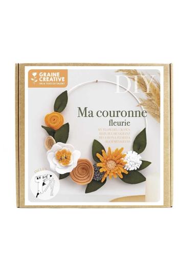 Sada DIY dekorace Graine Creative Ma couronne Fleurie