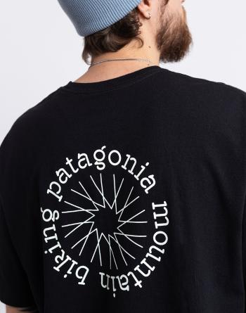 Tričko Patagonia M's Spoke Stencil Responsibili-Tee Ink Black