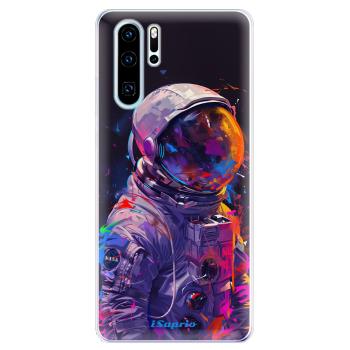 Odolné silikonové pouzdro iSaprio - Neon Astronaut - Huawei P30 Pro