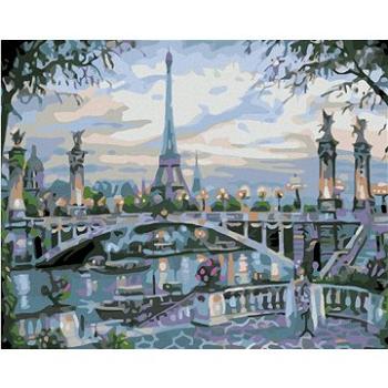 Malování podle čísel - Eiffelova věž za mostem (HRAmal00371nad)