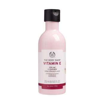 The Body Shop Vitamin E Cream Cleanser 250 ml čisticí krém pro ženy na všechny typy pleti; na dehydratovanou pleť