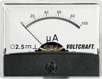 Analogové panelové měřidlo VOLTCRAFT AM-60X46/100µA/DC 100 µA