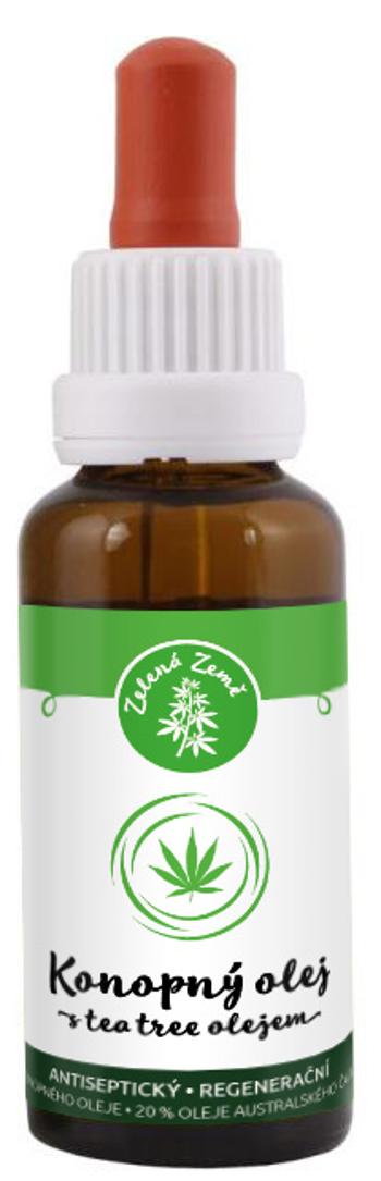 Zelená Země Konopný & tea tree olej 30 ml