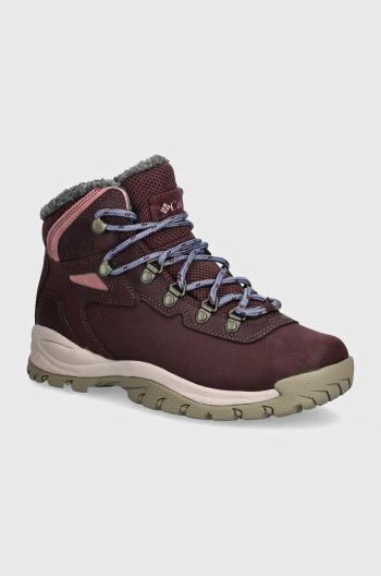 Boty Columbia Newton Ridge Waterproof Omni-Heat vínová barva, 2100221