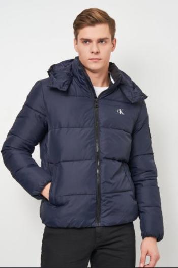 Calvin Klein Calvin Klein Jeans pánská tmavě modrá bunda ESSENTIALS NON DOWN JACKET