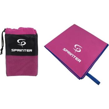 Sprinter TOWEL 100 x 160 Sportovní ručník z mikrovlákna, růžová, velikost UNI