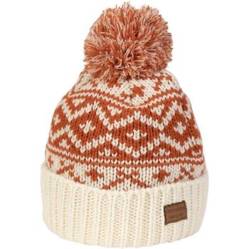 Finmark WINTER HAT Dámská zimní pletená čepice, béžová, velikost UNI