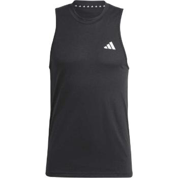 adidas TRAINING ESSENTIALS TANK Pánské sportovní tílko, černá, velikost