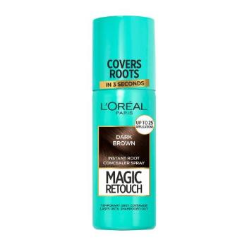 L'Oréal Paris Magic Retouch Instant Root Concealer Spray 75 ml barva na vlasy pro ženy Dark Brown na všechny typy vlasů