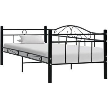 Rám denní postele černý kovový 90x200 cm (286135)