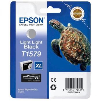 EPSON T1579 (C13T15794010) - originální cartridge, světle světle černá, 26ml