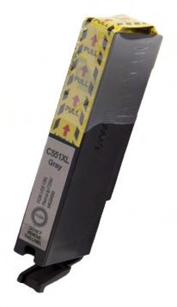 CANON CLI-551-XL GY - kompatibilní cartridge, šedá, 13ml
