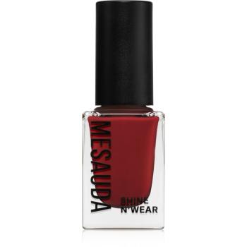 Mesauda Milano Shine N'Wear rychleschnoucí lak na nehty odstín 205 Le Rouge 10 ml