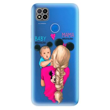 Odolné silikonové pouzdro iSaprio - Mama Mouse Blonde and Boy - Xiaomi Redmi 9C