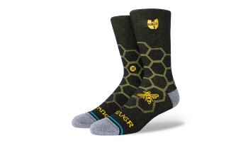 Stance Wu-Tang Hive Crew Sock černé A545C20HIV-BLK